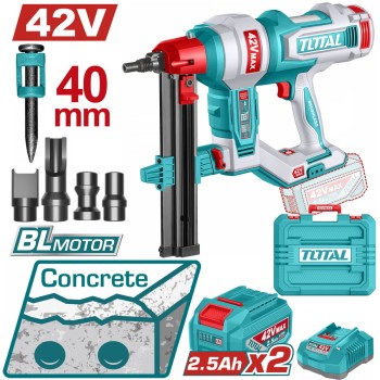 TOTAL ΕΠΑΓΓ. ΚΑΡΦΩΤΙΚΟ ΣΚΥΡΟΔΕΜΑΤΟΣ ΜΠΑΤ. Li-ion 42V / 2.5Ah / 2 ΜΠΑΤ BL Motor (TCNLI420602E)