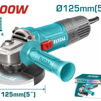 TOTAL ΕΠΑΓΓ. ΓΩΝΙΑΚΟΣ ΤΡΟΧΟΣ 900W / 125mm (TG10912556E)