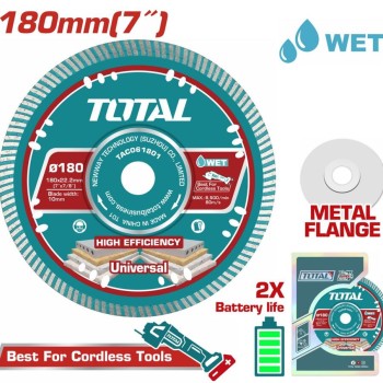 TOTAL ΕΠΑΓΓ. ΔΙΑΜ/ΣΚΟΣ ΥΓΡΑΣ ΚΟΠΗΣ 180 Χ 22.2mm Χ 2.2mm ΛΕΠΤΟΣ (TAC061801)