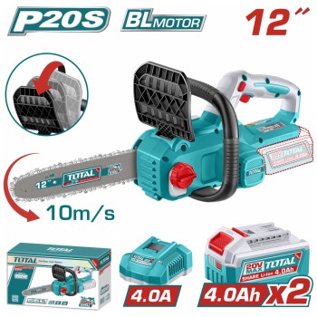 TOTAL ΕΠΑΓΓ. ΣΕΤ ΑΛΥΣΟΠΡΙΟΝΟ ΜΠΑΤ. Li-ion 20V / 12